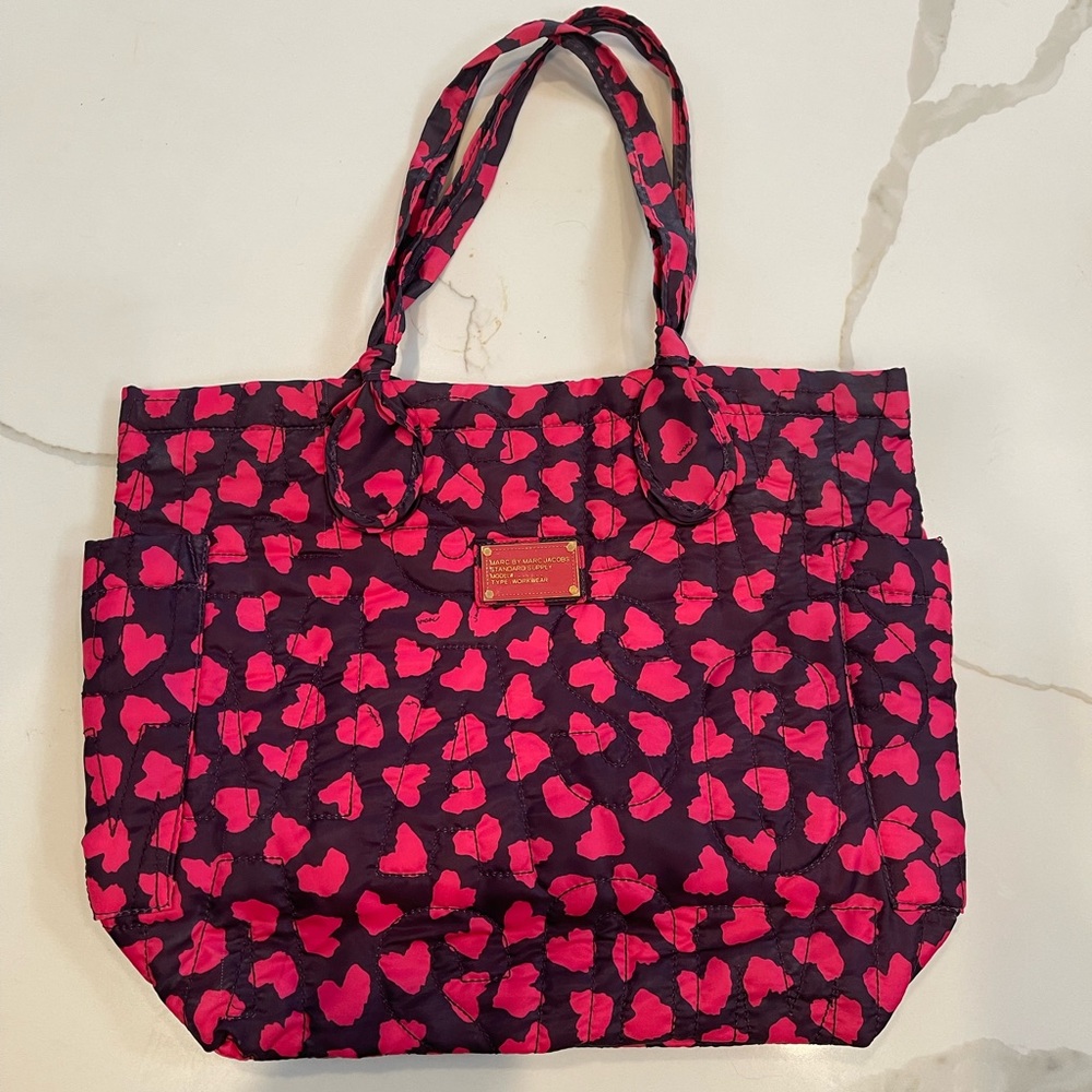 Marc Jacobs Wild at Heart Large Nylon Tote Bag